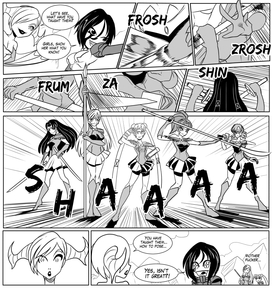 Monster girls on tour - Episode 78, Page 1: Page 078